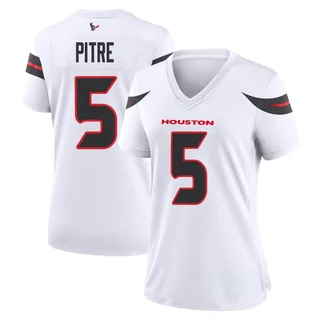 Jalen Pitre Houston Texans Women's Game Nike Jersey - White