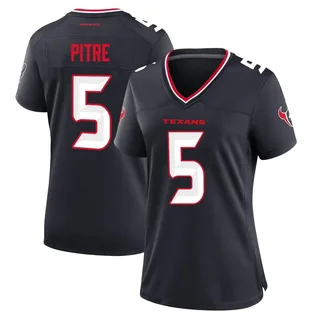 Jalen Pitre Houston Texans Women's Game Team Nike Jersey - Navy