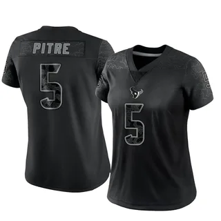 Jalen Pitre Houston Texans Women's Limited Reflective Nike Jersey - Black