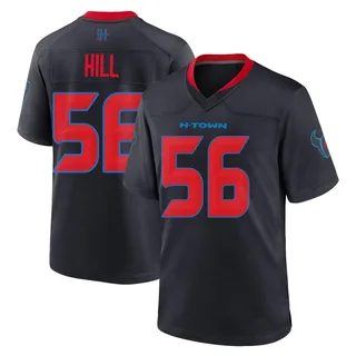 Jamal Hill Houston Texans Men's Game 2nd Alternate Nike Jersey - Navy