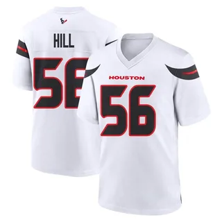 Jamal Hill Houston Texans Men's Game Nike Jersey - White