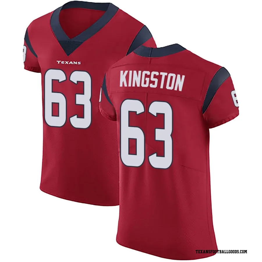 Jarrett Kingston Houston Texans Men's Elite Alternate Vapor Untouchable Nike Jersey - Red