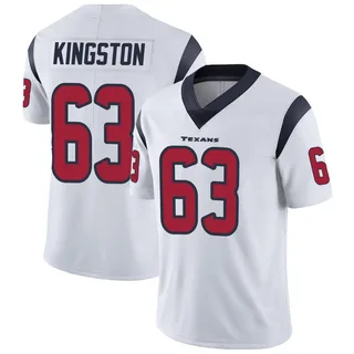 Jarrett Kingston Houston Texans Men's Limited Vapor Untouchable Nike Jersey - White