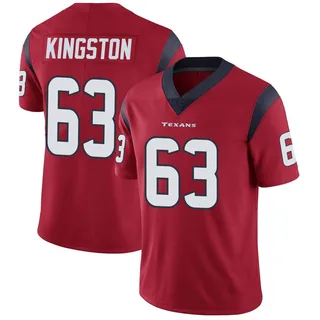 Jarrett Kingston Houston Texans Youth Limited Alternate Vapor Untouchable Nike Jersey - Red