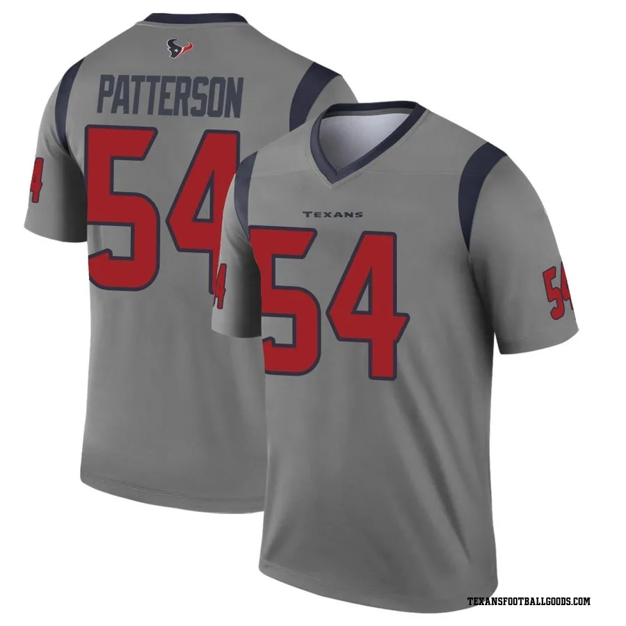 Jarrett Patterson Houston Texans Youth Legend Inverted Nike Jersey - Gray
