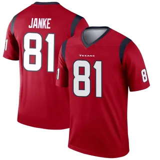 Jaxon Janke Houston Texans Men's Legend Nike Jersey - Red