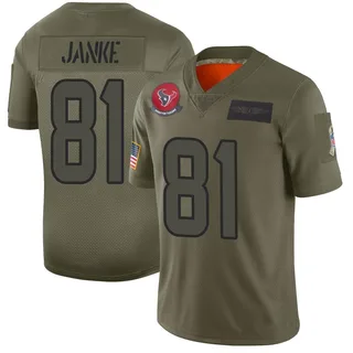Jaxon Janke Houston Texans Men's Limited 2019 Salute to Service Nike Jersey - Camo