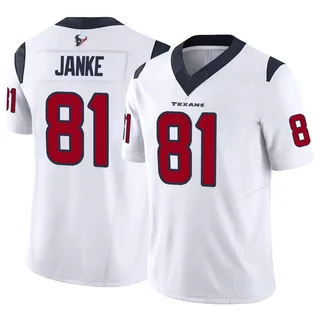 Jaxon Janke Houston Texans Men's Limited Vapor F.U.S.E. Nike Jersey - White
