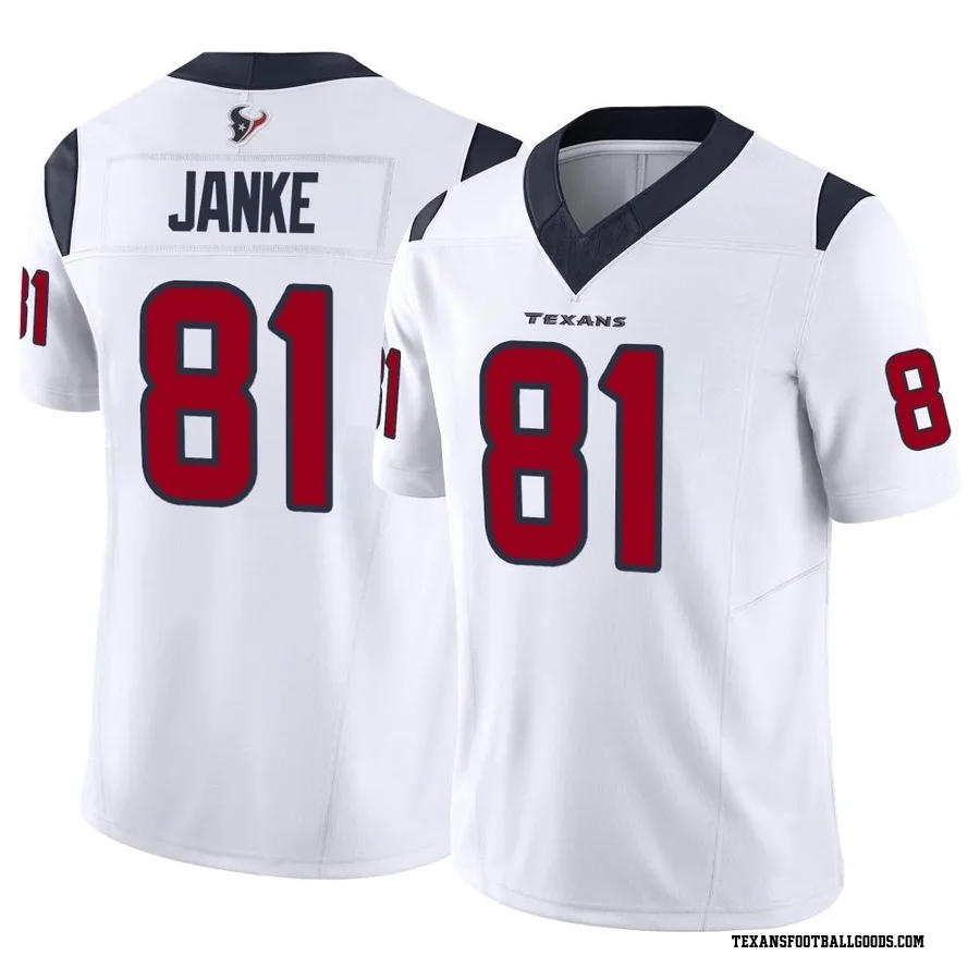 Jaxon Janke Houston Texans Men's Limited Vapor F.U.S.E. Nike Jersey - White