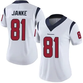 Jaxon Janke Houston Texans Women's Limited Vapor Untouchable Nike Jersey - White