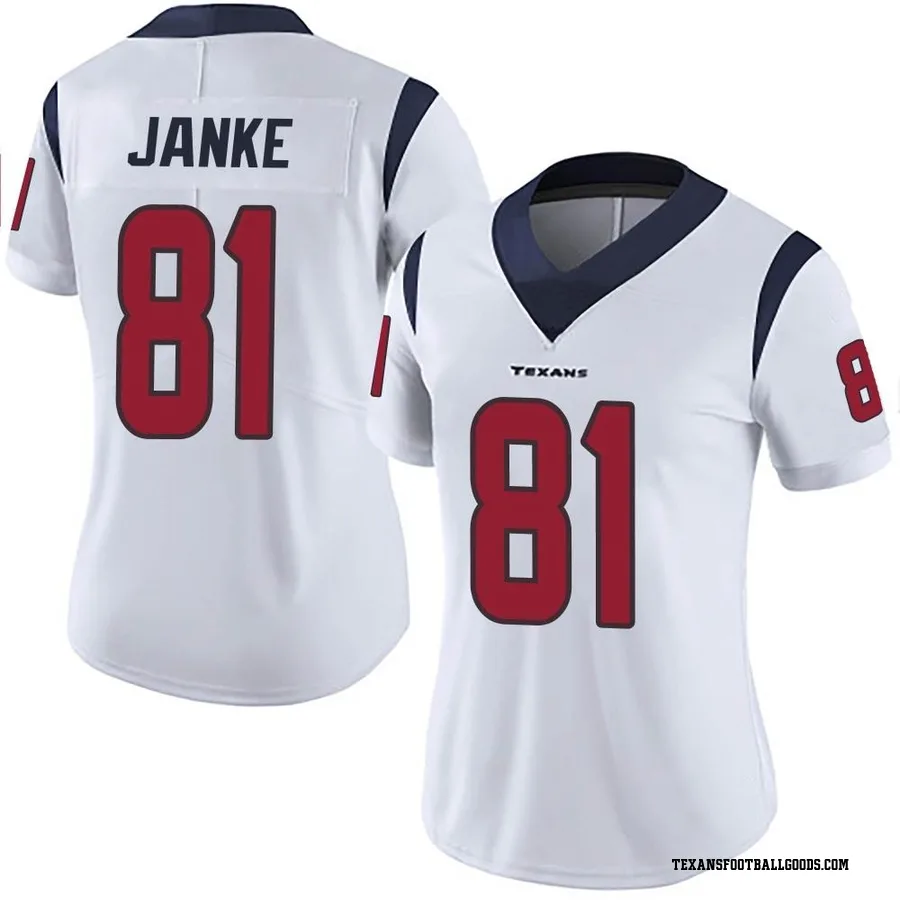 Jaxon Janke Houston Texans Women's Limited Vapor Untouchable Nike Jersey - White