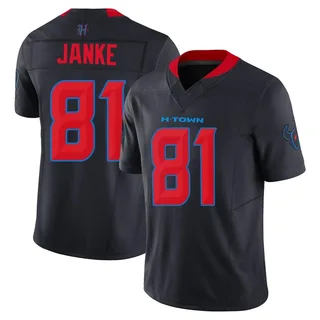 Jaxon Janke Houston Texans Youth Limited 2nd Alternate Vapor F.U.S.E. Nike Jersey - Navy