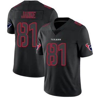 Jaxon Janke Houston Texans Youth Limited Nike Jersey - Black Impact