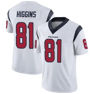 Jayden Higgins Houston Texans Youth Limited Vapor Untouchable Nike Jersey - White