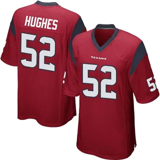 Jerry Hughes Houston Texans Men's Game Alternate Nike Jersey - Red