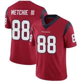 John Metchie III Houston Texans Men's Limited Alternate Vapor Untouchable Nike Jersey - Red