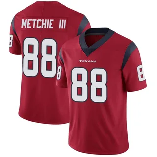 John Metchie III Houston Texans Men's Limited Alternate Vapor Untouchable Nike Jersey - Red