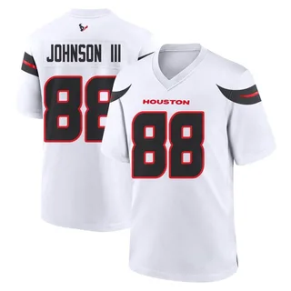 Johnny Johnson III Houston Texans Men's Game Nike Jersey - White
