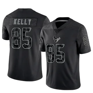 Josh Kelly Houston Texans Men's Limited Reflective Nike Jersey - Black