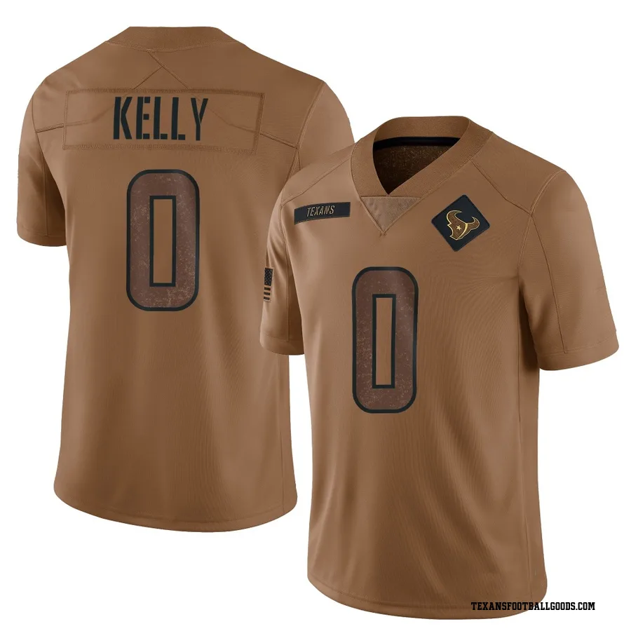 Josh Kelly Houston Texans Youth Limited 2023 Salute To Service Nike Jersey - Brown