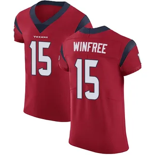 Juwann Winfree Houston Texans Men's Elite Alternate Vapor Untouchable Nike Jersey - Red