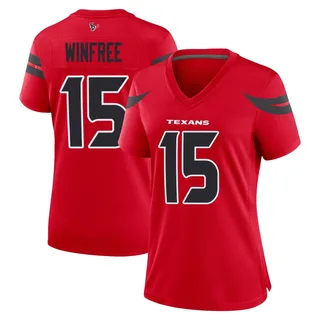 Juwann Winfree Houston Texans Women's Game Alternate Nike Jersey - Red