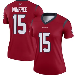 Juwann Winfree Houston Texans Women's Legend Nike Jersey - Red