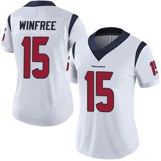 Juwann Winfree Houston Texans Women's Limited Vapor Untouchable Nike Jersey - White