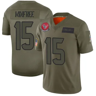 Juwann Winfree Houston Texans Youth Limited 2019 Salute to Service Nike Jersey - Camo