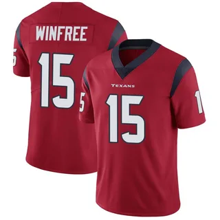 Juwann Winfree Houston Texans Youth Limited Alternate Vapor Untouchable Nike Jersey - Red