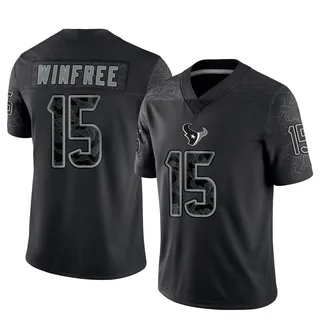 Juwann Winfree Houston Texans Youth Limited Reflective Nike Jersey - Black