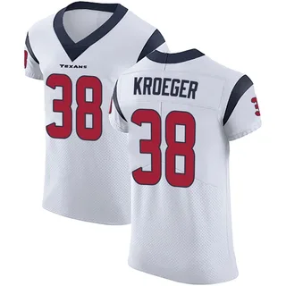 Kai Kroeger Houston Texans Men's Elite Vapor Untouchable Nike Jersey - White