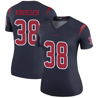 Kai Kroeger Houston Texans Women's Color Rush Legend Nike Jersey - Navy