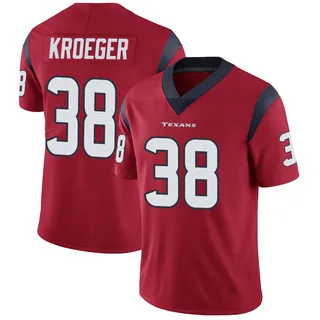 Kai Kroeger Houston Texans Youth Limited Alternate Vapor Untouchable Nike Jersey - Red