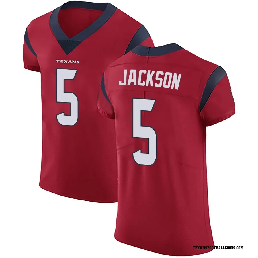 Kearis Jackson Houston Texans Men's Elite Alternate Vapor Untouchable Nike Jersey - Red