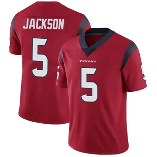 Kearis Jackson Houston Texans Men's Limited Alternate Vapor Untouchable Nike Jersey - Red