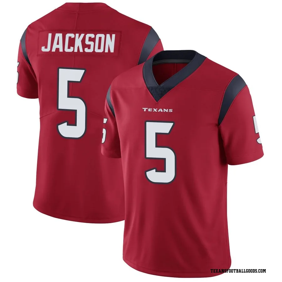 Kearis Jackson Houston Texans Men's Limited Alternate Vapor Untouchable Nike Jersey - Red