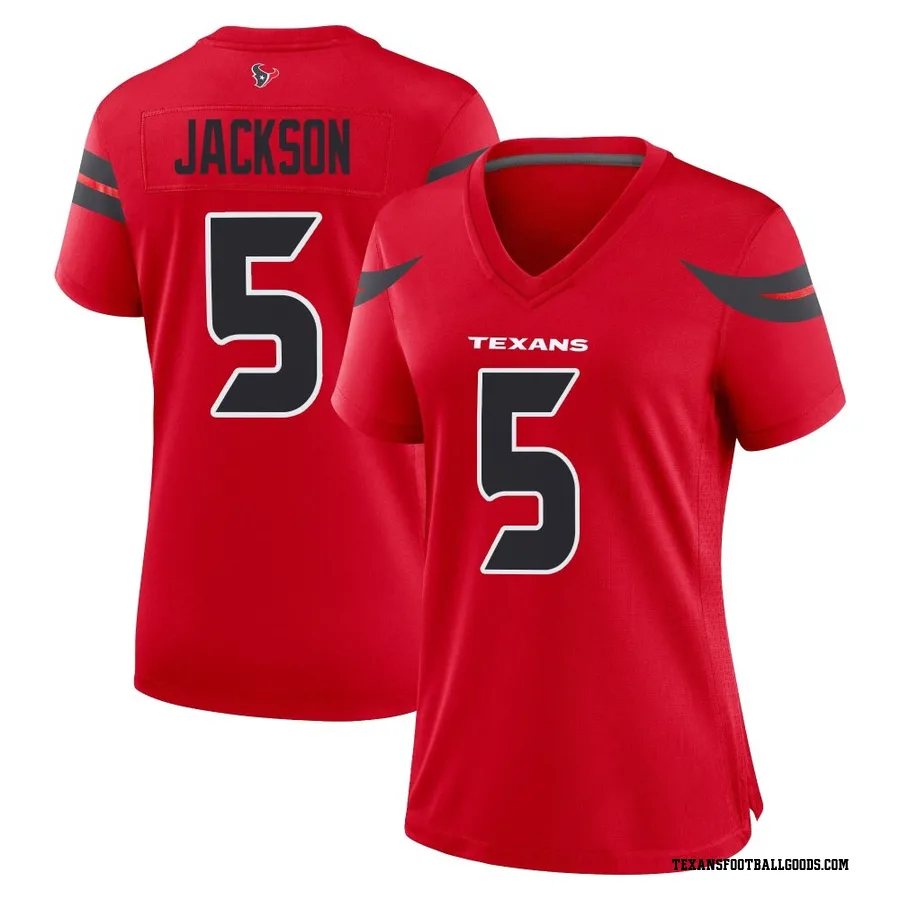 Kearis Jackson Houston Texans Women's Game Alternate Nike Jersey - Red
