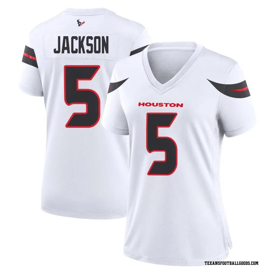 Kearis Jackson Houston Texans Women's Game Nike Jersey - White