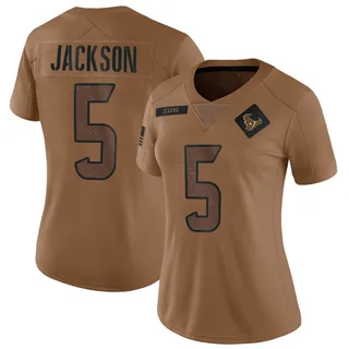 Kearis Jackson Houston Texans Women's Limited 2023 Salute To Service Nike Jersey - Brown