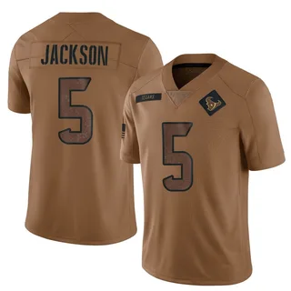 Kearis Jackson Houston Texans Youth Limited 2023 Salute To Service Nike Jersey - Brown