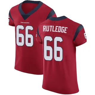 Keylan Rutledge Houston Texans Men's Elite Alternate Vapor Untouchable Nike Jersey - Red