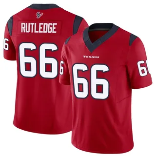 Keylan Rutledge Houston Texans Men's Limited Vapor F.U.S.E. Nike Jersey - Red