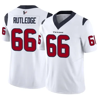 Keylan Rutledge Houston Texans Men's Limited Vapor F.U.S.E. Nike Jersey - White