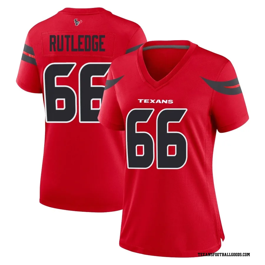 Keylan Rutledge Houston Texans Women's Game Alternate Nike Jersey - Red