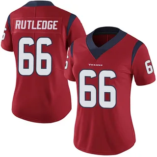 Keylan Rutledge Houston Texans Women's Limited Alternate Vapor Untouchable Nike Jersey - Red