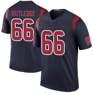 Keylan Rutledge Houston Texans Youth Color Rush Legend Nike Jersey - Navy