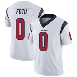 Leki Fotu Houston Texans Youth Limited Vapor Untouchable Nike Jersey - White