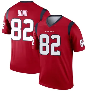 Lewis Bond Houston Texans Men's Legend Nike Jersey - Red