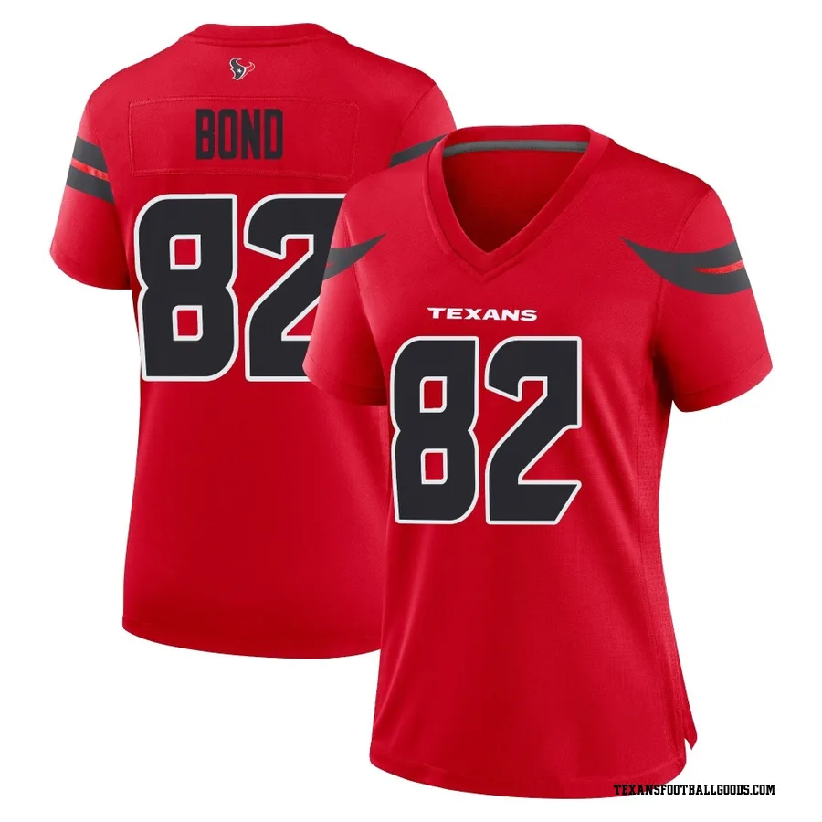 Lewis Bond Houston Texans Women's Game Alternate Nike Jersey - Red